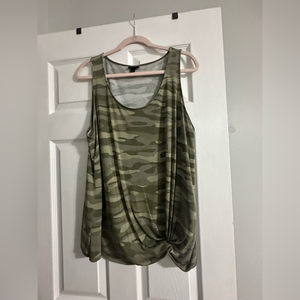 Torrid Camouflage Tank Top size 2